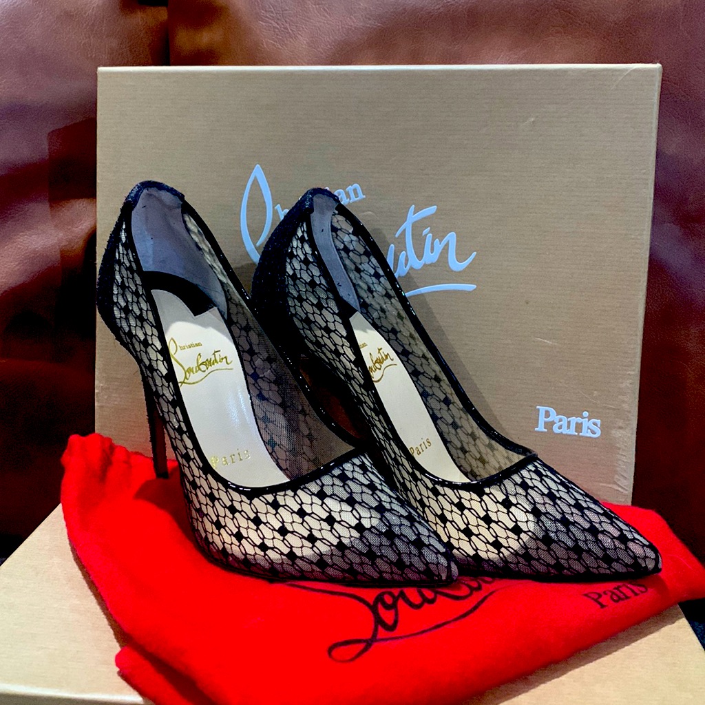 Authentic Christian Louboutin 100mm Pumps